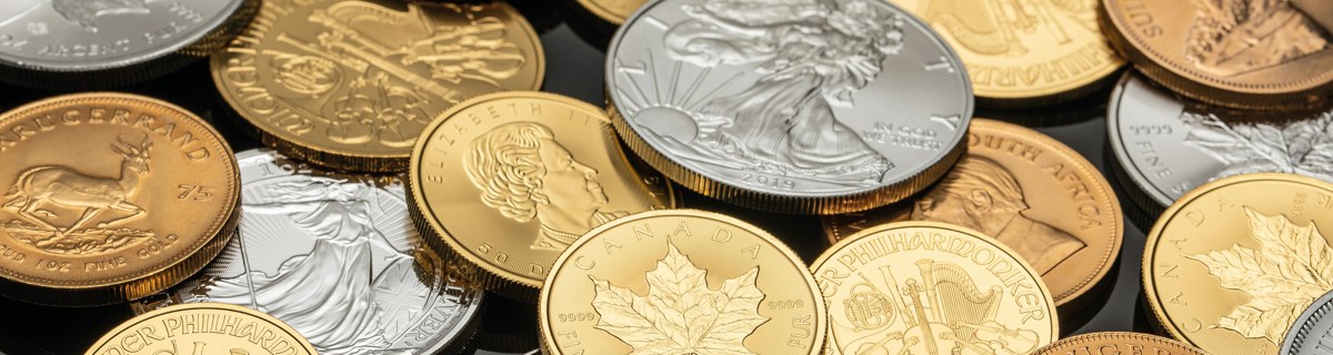 Gold and silver coins